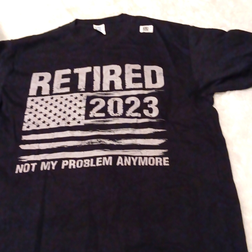 RETIRED TSHIRT SIZE MEDIUM